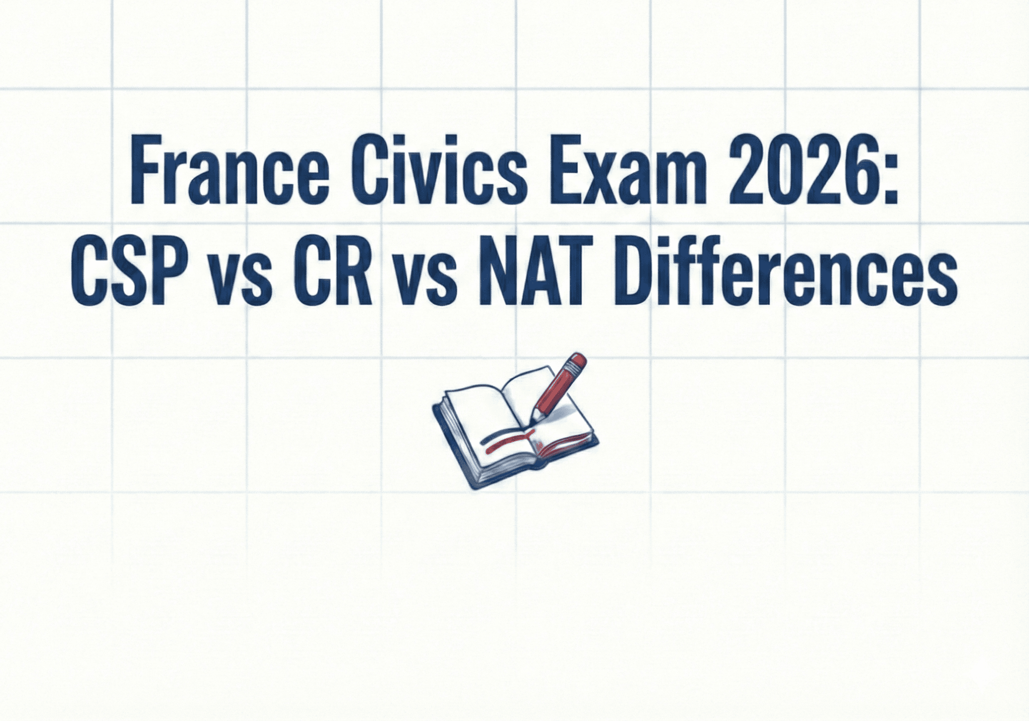 France Civic Exam 2026: CSP vs CR vs NAT Differences