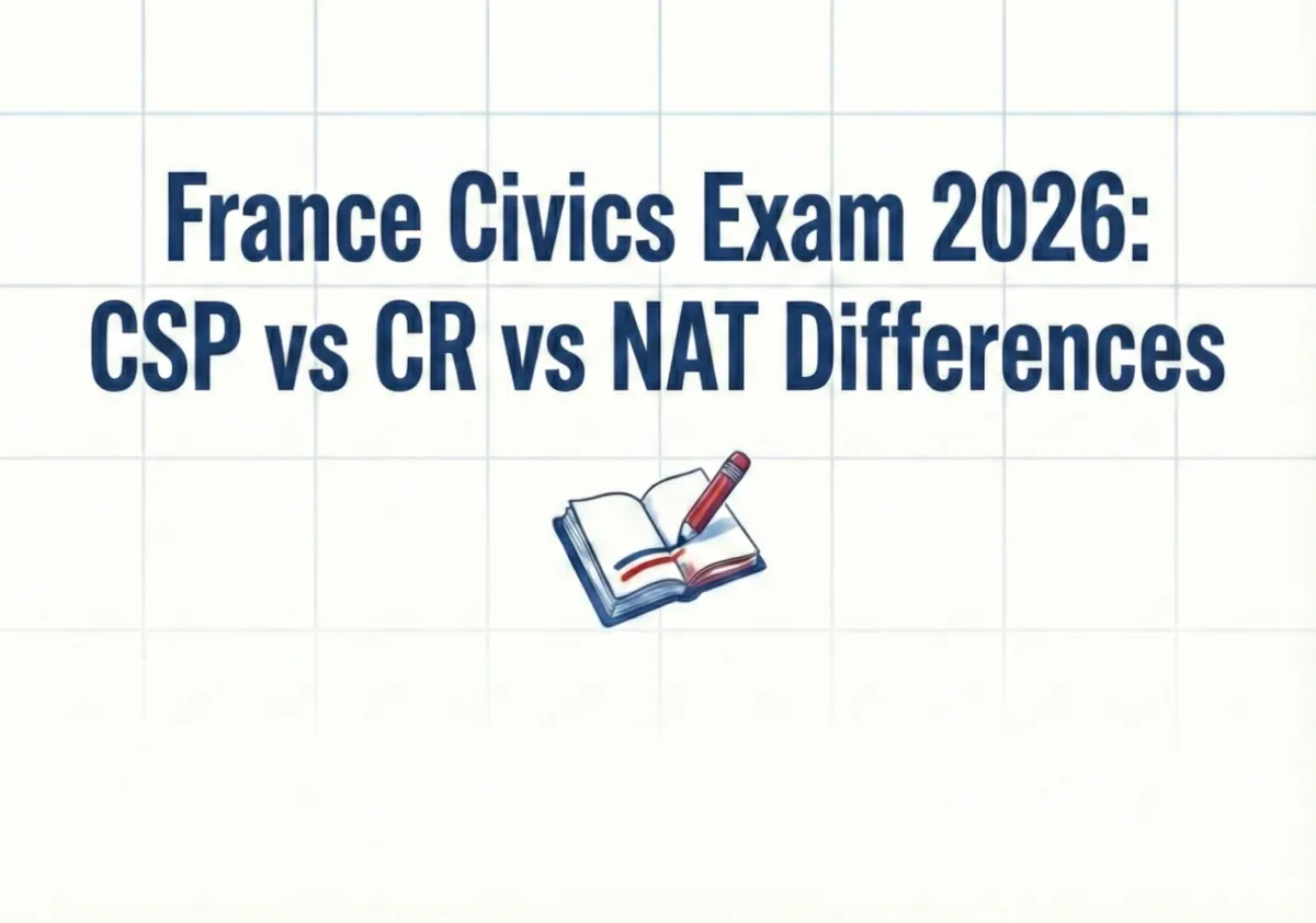 France Civic Exam 2026: CSP vs CR vs NAT Differences