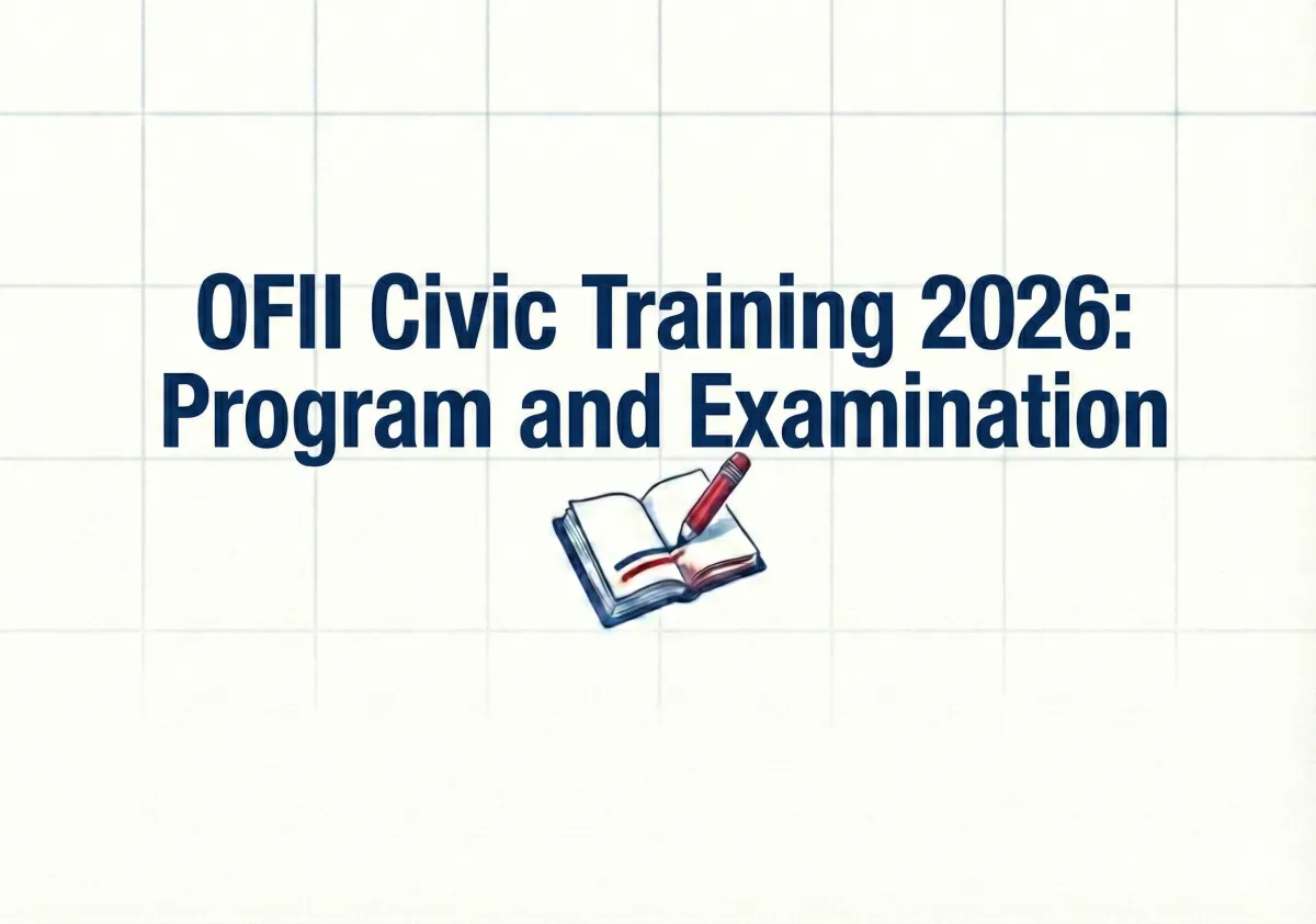 OFII Civic Training 2026: Program and Examination